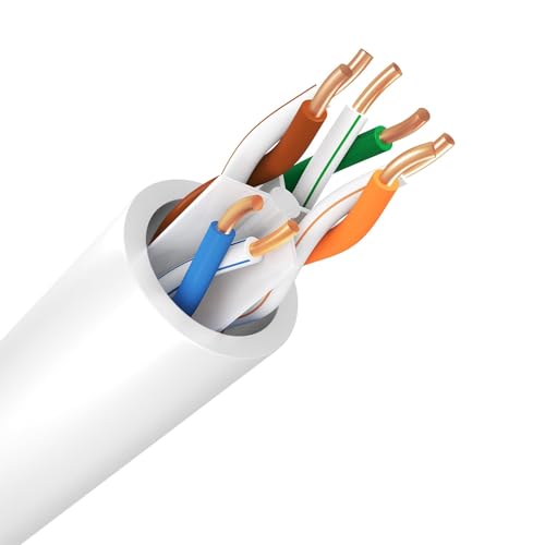 Image of 70 Meter Outdoor Cat6 Cable Weatherproof /UV Resistant 1000Mbps RJ45 Cat6 Ethernet Patch LAN Cable Internet cable Network Cord-White