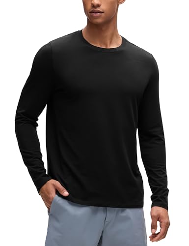 Amazon.com: CRZ YOGA Pima Cotton Long Sleee Shirts for Men