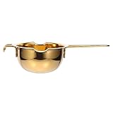 MUCKLILY Stainless Steel Melting Pot for Chocolate Butter Cheese – Double Boiler Baking Tool Pouring Spout for Home Bakers and Fondue Parties