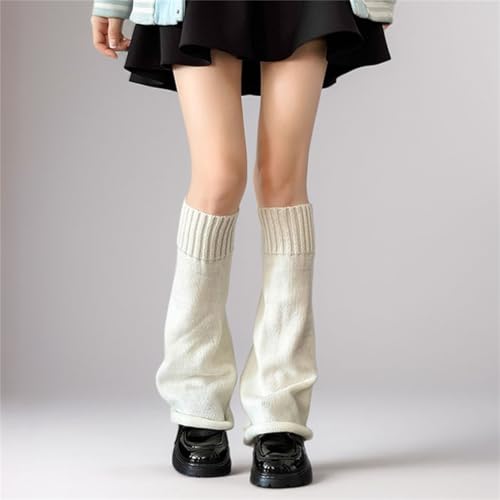 Goth Alt Leg Warmers for Women Y2k Gothic Long Punk Knit Japanese Fashion Steampunk Grunge Emo Hippie Knitted Warm4