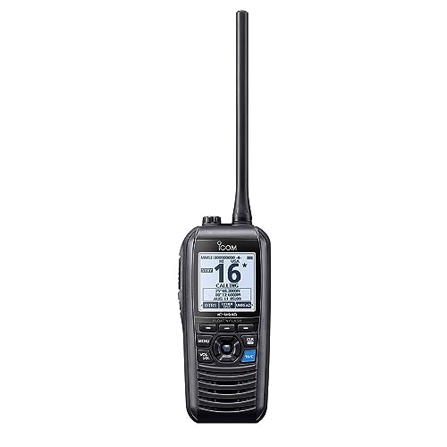 Icom IC-M94D Euro VHF Marine Radio – Handheld AIS & DSC with GPS | 6W Waterproof Floating Transceiver, 1500mW Audio, Noise Cancelling
