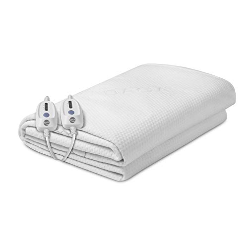 Mantas Electricas Daga Flexy-Heat CMN Protect Calientacamas Eléctrico, Blanco, 190x150