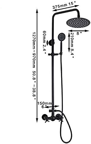 Ensemble de douche design noir pour transformer votre routine matinale - 3