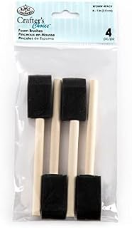 Royal & Langnickel Foam Brushes, Black, 1"