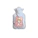 UKKO Bouillotte Petit Sac À Eau Chaude Mignon Coeur Coeur Mignon Portable Eau Chauchon De La Main Trésor Articles Ménages-Cute Girl Blue