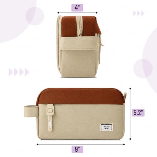 Image of Mr. Pen- High Capacity Pencil Case, Large Pencil Pouch with 3 Compartments and 2 Pockets, Large Pencil Bag with Smooth Zipper, Cute Pencil Case Pouch Organizer, School Supplies for Teens