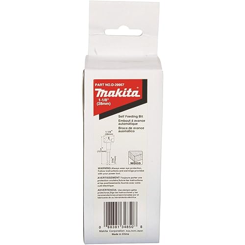 Makita d-29957 1-inch-1/8 selbst beeding Bit
