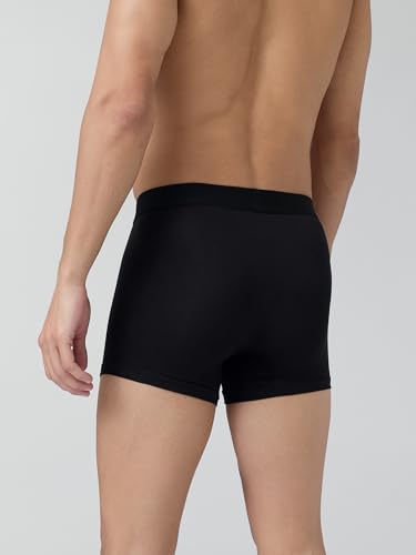 XYXX Men's Aero Super Combed Cotton Regular Fit Solid Antimicrobial Trunks with No Marks Waistband (Pack of 2)