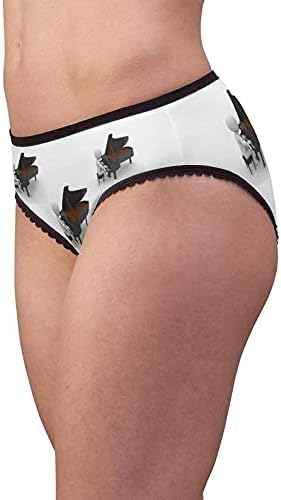 Piano Panties, Piano Underwear, Briefs, Cotton Briefs, Funny Underwear, Panties For Women