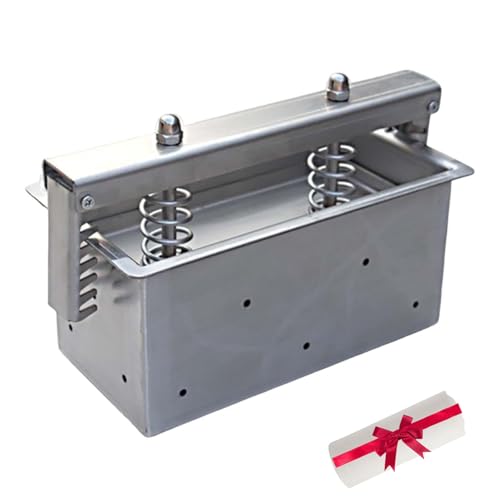 ANGDI Herramienta de prensado de Carne, Molde Manual para prensar jamón, Herramienta de Acero Inoxidable para Dar Forma a Rollos de Carne, máquina para prensar jamón para fiambres de Cocina(1.5kg)
