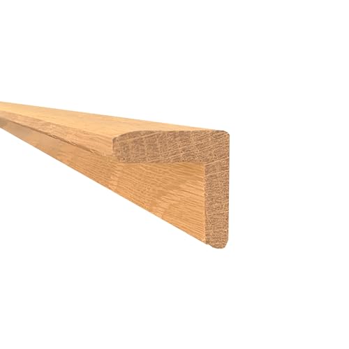 Image of 1x1 Outside Corner Trim Moulding, Real Hardwood, The Millwork Outlet (Clearcoat Red Oak, 94 inch)