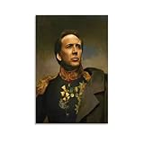 Redamancy Nicolas Cage Portrait Modern Poster Canvas Wall Art Poster For Room Aesthetic And Decor For Bedroom Living Room Bathroom Kitchen Office Decor 16x24inch(40x60cm) Unframe-style