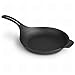 Produktbild FuweiEncore 24cm unbeschichtete Flache untere Bratpfanne Ausgangsfrühstück Omelettpfanne Steak Pot Induktionsherd Universal (Farbe : Schwarz, Größe : Einheitsgröße)