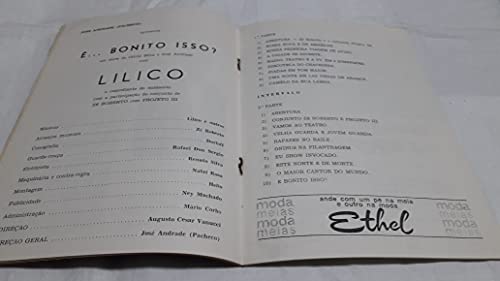 Programa Souvenir É... Bonito Isso Com Lilico - Teatro Mesbla
