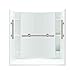 Sterling 72270103-N-0 Accord Vikrell 48-in X 75.75-in Shower Wall and Base Kit, White