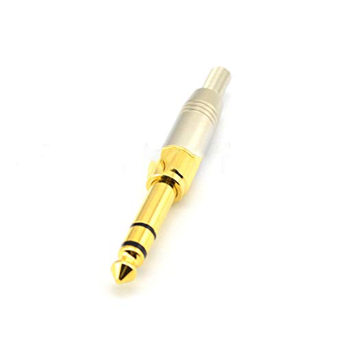 (5 pcs/lot) 6.5mm Stereo Audio Connector 6.5mm Male to 3.5mm Female Connector+3.5 Male Connector for 4mm Cable