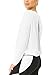 Bestisun Long Sleeve Yoga Shirts Open Back Workout Tops Backless Exercise Clothes for Women Loose Fit White S