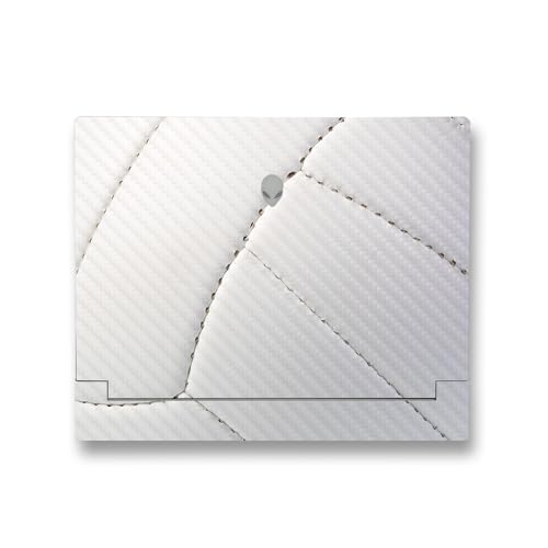 Image of MightySkins Carbon Fiber Skin Compatible with Alienware X14 R2 (2023) Full Wrap Kit - Volleyball Closeup | Protective, Durable Textured Carbon Fiber Finish | Easy to Apply | Made in The USA