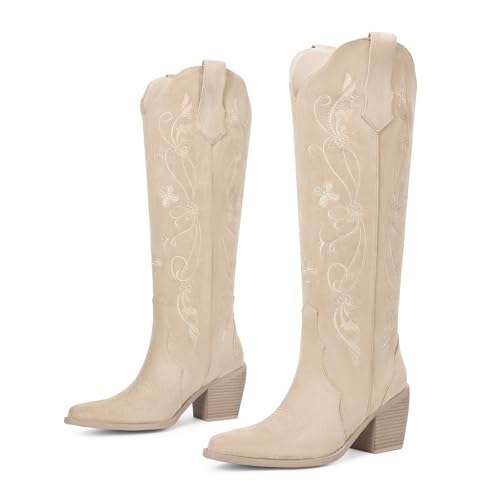 Image of wetkiss Women's Pointed Toe Cowboy Boots