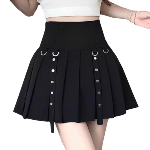 HYKE　RANDOM PLEATED SKIRT　BLACK BOTTOMS – HYKE ONLINE STORE