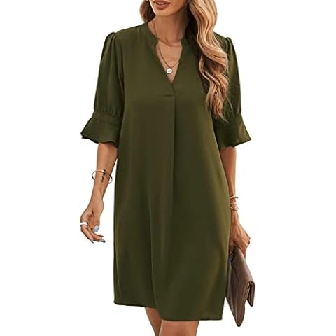 Vestido camisero elegante de verano informal Cover