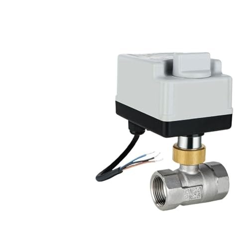 Vanne motorisée DN20 DC 12V 24V à 2 voies pour contrôle d'eau