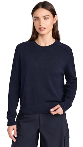 Theory レディース クロップドプルオーバー, ネイビー/ネイビー, Small