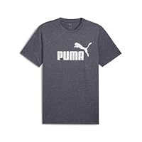 PUMA Men's Essential Logo Tee, New Navy, X-Small