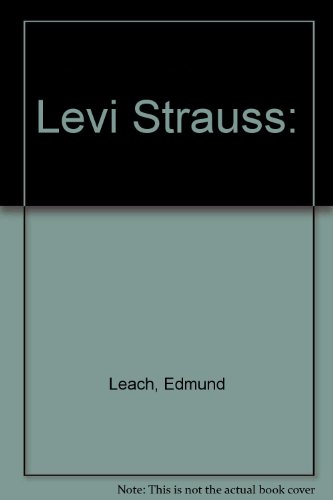 LEVI-STRAUSS. B0014OH6QM Book Cover