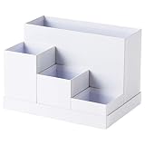 IKEA Tjena 603.954.52 Schreibtisch-Organizer, Weiß, Größe 7 x 6 ¾