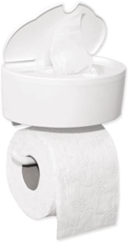 Inno Bathroom BSO1PEUW001 B-Smart Toilet Roll Holder with Wet Wipe Dispenser