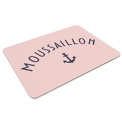 Set de table rose en caoutchouc Moussaillon grand format x4 - 3