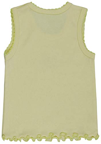 ToBeInStyle Girls' 4 Pack Ruffle Hem Tank Tops - Baby - 3-6 Months