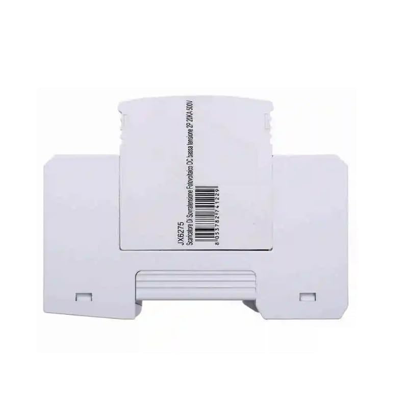 SCARICATORE LIMITATORE DI SOVRATENSIONE DC PER FOTOVOLTAICO TIPO 2 T2 D 2P 500V 2.8KV 10KA 2 MODULI DIN
