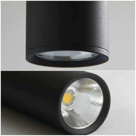 Modern 7W LED Cylindrical Spotlights - Ceiling-Mounted Hallway, Living Room & Bedroom Lighting, Stylish Fixtures for Retail & Clothing Stores (White)