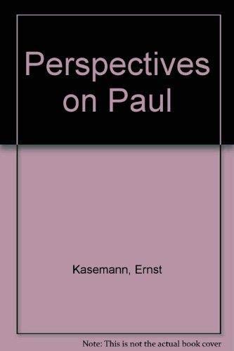 Perspectives on Paul 1888961007 Book Cover
