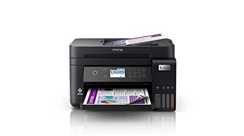 Epson EcoTank L6270 - A4 Wi-Fi Duplex All-in-One Ink Tank Printer with ADF. Print, scan and copy, auto-duplex printing, Wi-Fi & Wi-Fi Direct, Apple Airprint™ and Mopria™ Service, black color