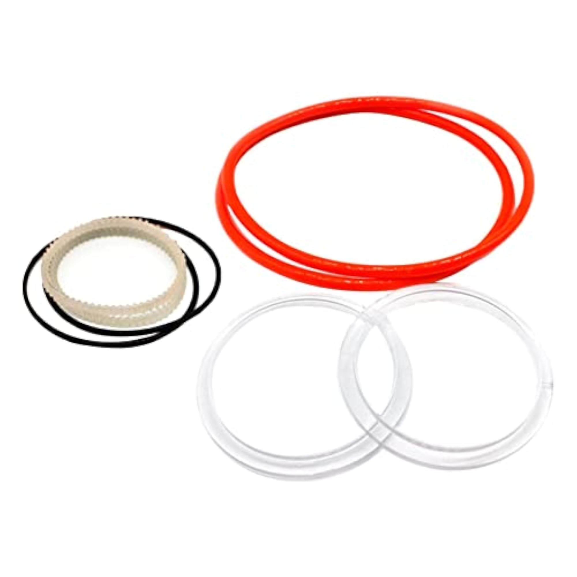 12x Rubber Chain Replacement Timing Belts for Jewelry Tumblers