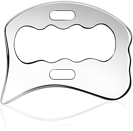 Rylpoint Guasha Massage Tool, Grade Stainless Steel Scraping Tool for Soft Tissue Scraping,Upgrade Massage Tool, Physical Therapy Stuff,Used for Back, Legs, Arms,Neck,Shoulder,Gua sha,Gua sha Tool
