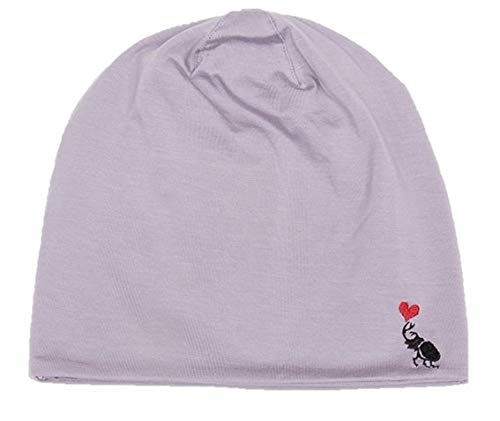 [Bohemians] �{�w�~�A���Y BEETLE EMB SOLID BARE WATCH CAP �J�u�g���V �h�J ���b�`�L���b�v (31.LAVENDER) S�T�C�Y