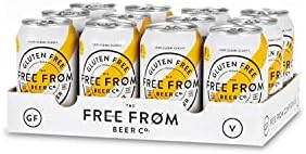The Free From Beer Co 4.8% Pilsner Lager 12 Pack, 12 x 330ml Cans, Craft Beer Lager, Gluten Free Drink, Vegan Drink, Great Tasting Beer Gifts For Men & Women