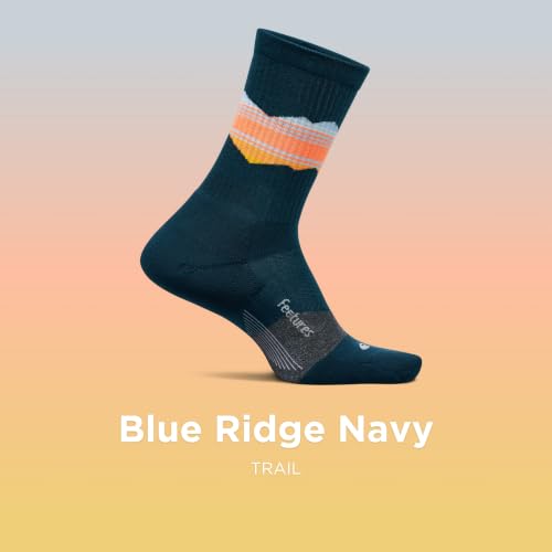 Image of Feetures Elite Light Cushion Mini Crew Sock - Sport Sock with Targeted Compression