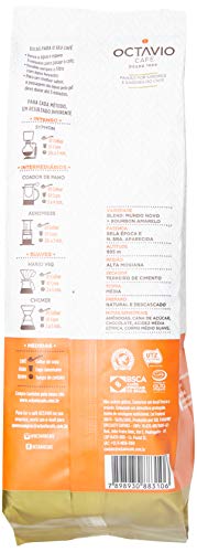 Café Torrado em Grãos Clássico Octavio Café Especial 500g