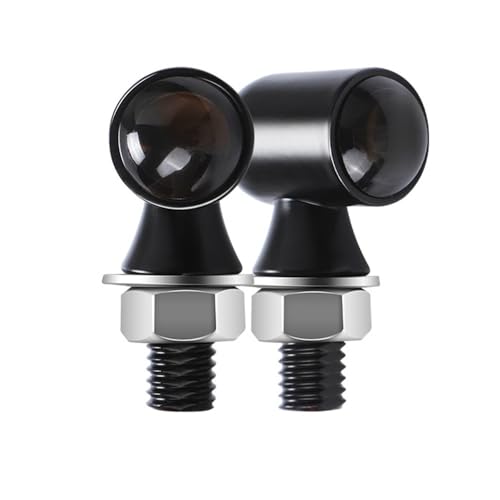 Clignotant moto 8mm feux de route indicateur de conduite lampe ambre LED 12V rue saleté