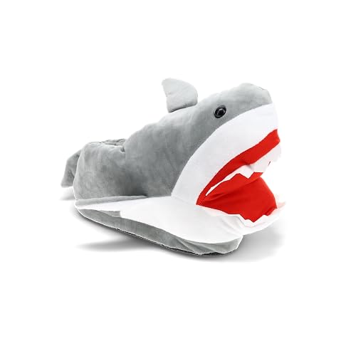 Happy Feet Slippers Great White Shark Animal Slippers for Adults