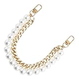 Chaîne pour sac femme : notre bandoulière en chaîne de perles est un ornement décoratif pour types de sacs, tels que pochettes de soirée, sacs à main, grands sacs, etc