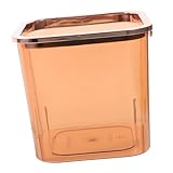 VILLCASE Papelera Cuadrada Transparente para Escritorio sin Tapa Contenedor Portátil para Basura Doméstica Cesta Versátil para Oficina Cocina y Dormitorio Diseño Estable y Práctico