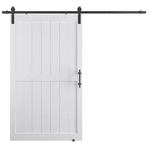 ALAMEDADT 48''x 80'' Sliding Barn Door with 8 Ft Barn Door Hardware Kit by ALAMEDADT - Image 7