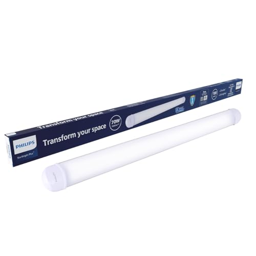 Image of Philips StarBright Plus+ 70W Linear LED Batten | 7000 Lumens | 4 Feet (1200mm) Tube Light | 2X Wider Spread & Brighter Light | 4kV Surge Protection | Cool Day Light, Pack of 1