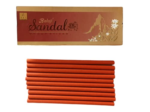 BAC Perfume Balaji Sandal Dhoop Sticks (60g) - Pack of 6